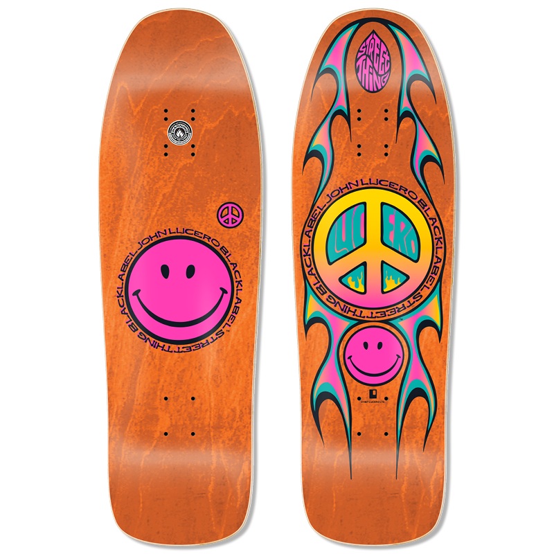 BLACK LABEL DECK – STREET THING ORANGE STAIN (9.88″ X 32.25″) 9.88″