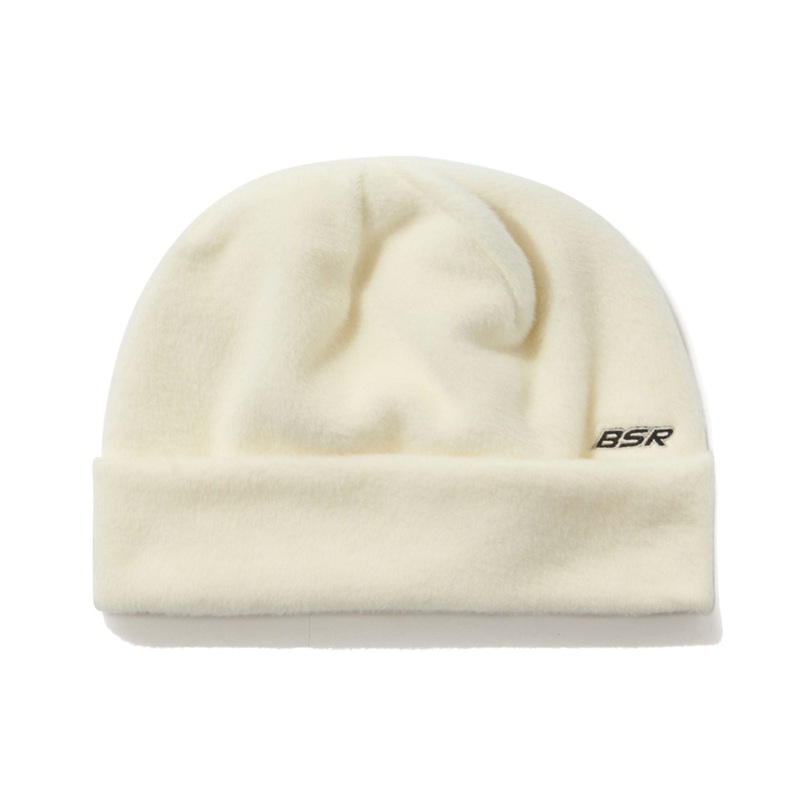 BSRABBIT SOFT FUR BEANIE CREAM