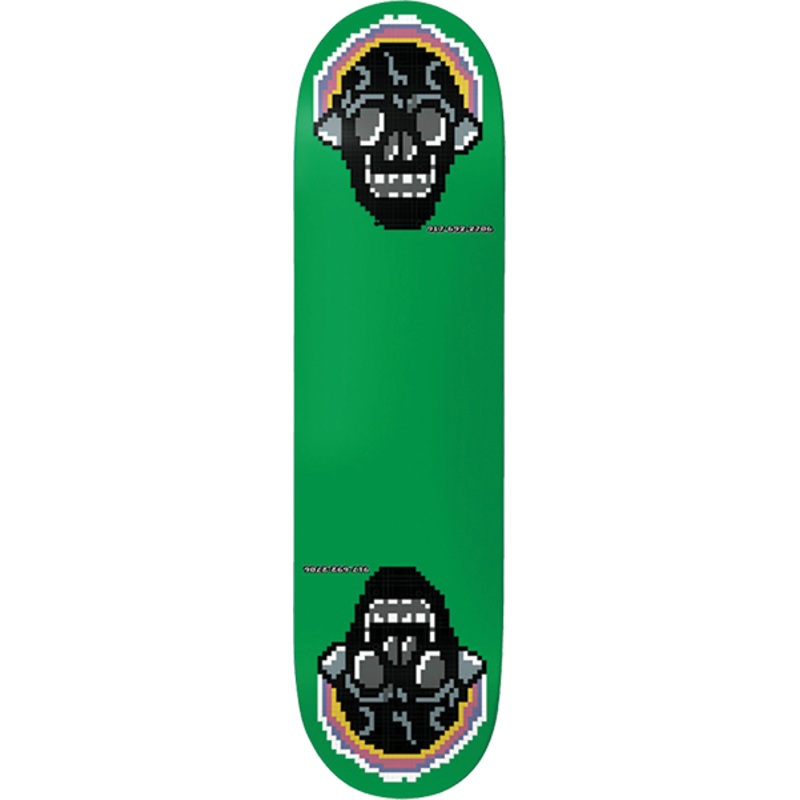 CALL ME 917 SKULL DECK SLICK GREEN 8.0″