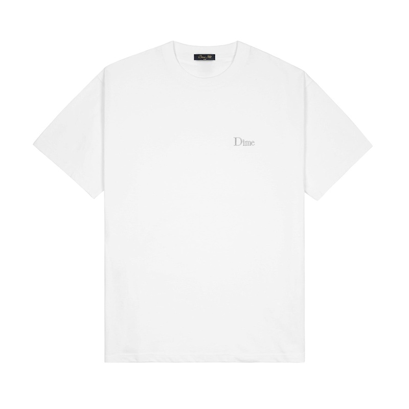 Dime Classic Small Logo T-Shirt S White