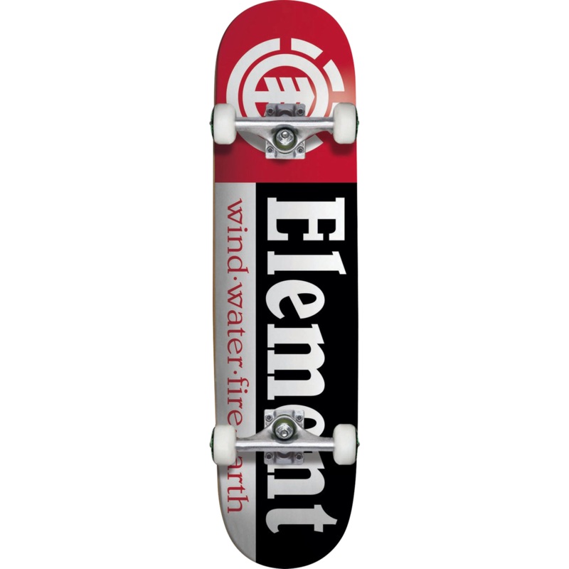 Element Section Complete Skateboard – 8.25″ Black/White/Red