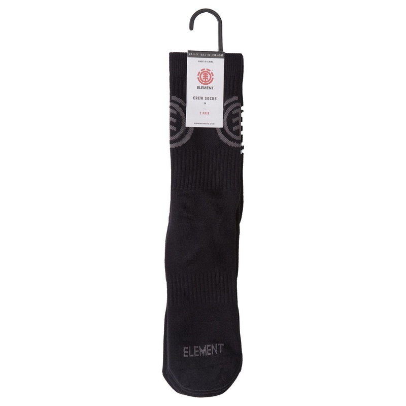 ELEMENT SOCKS FRONTBOARDED BLACK
