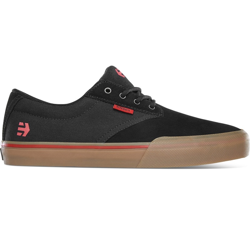 Etnies Shoes Jameson Vulc Tommy Dugan – Black/Red/Gum 5 Black