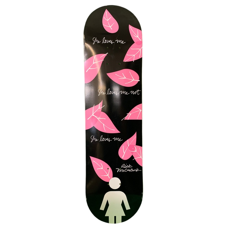 Girl Rick McCrank She Loves Me Petals 8″ Classic Skateboard Deck
