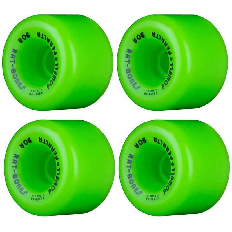 Powell Peralta Rat Bones 90A Wheels – Green 60mm