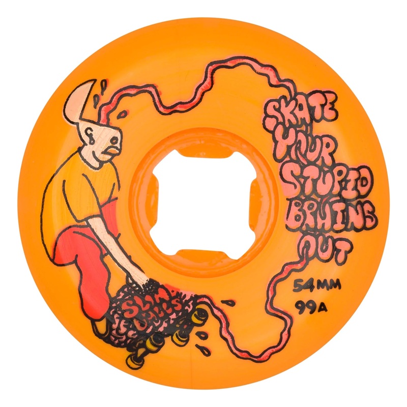 Slime Balls Stupid Brains Speed Balls Orange 54mm 99a Wheels