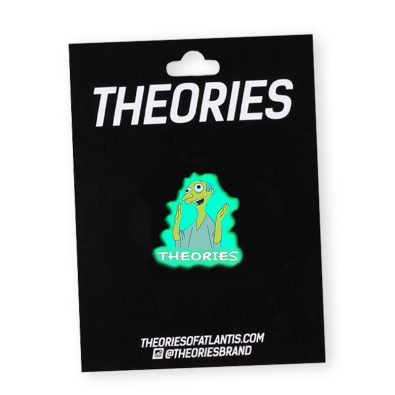 Theories Healthy Green Glow Simpsons Enamel Pin PREBOOK