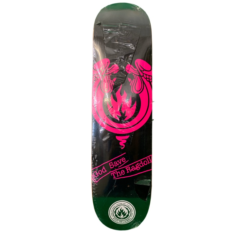 Black Label Ragdoll Pink Snake 7.75″ Classic Skateboard Deck