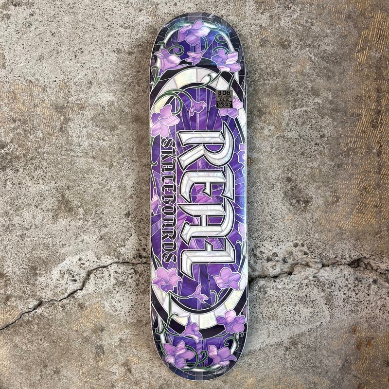 Cathedral Oval Purple Deck 8.06