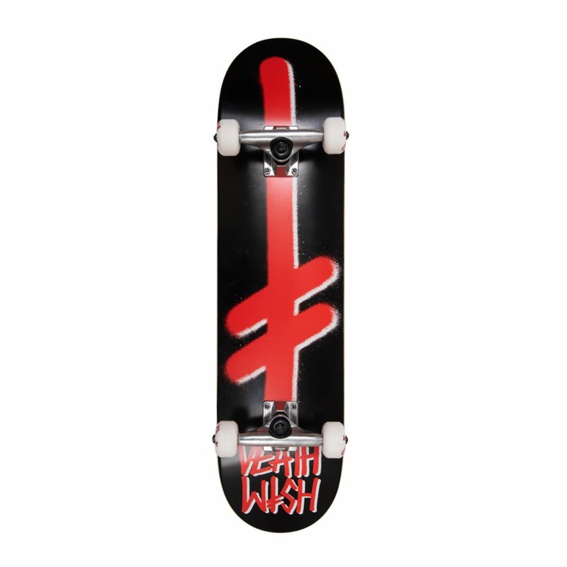 DEATHWISH GANG LOGO BLACK/RED COMPLETE (8″) 8″