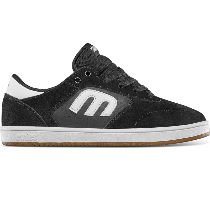 Etnies Shoes Windrow Kids – Black/White/Gum 2C Black