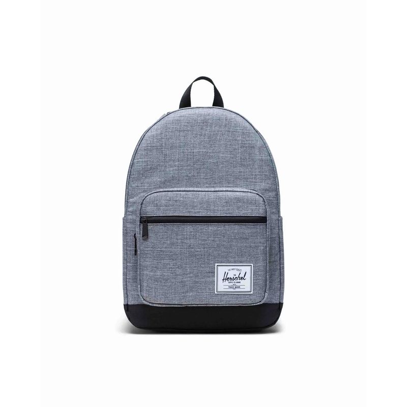 HERSCHEL POP QUIZ BACKPACK RAVEN CROSSHATCH
