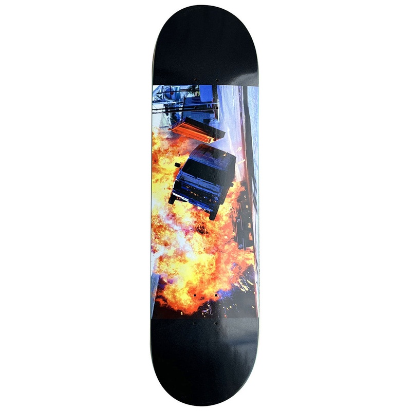 JK Industries Destruction Van Skateboard Deck – 8.5 Metallic Black