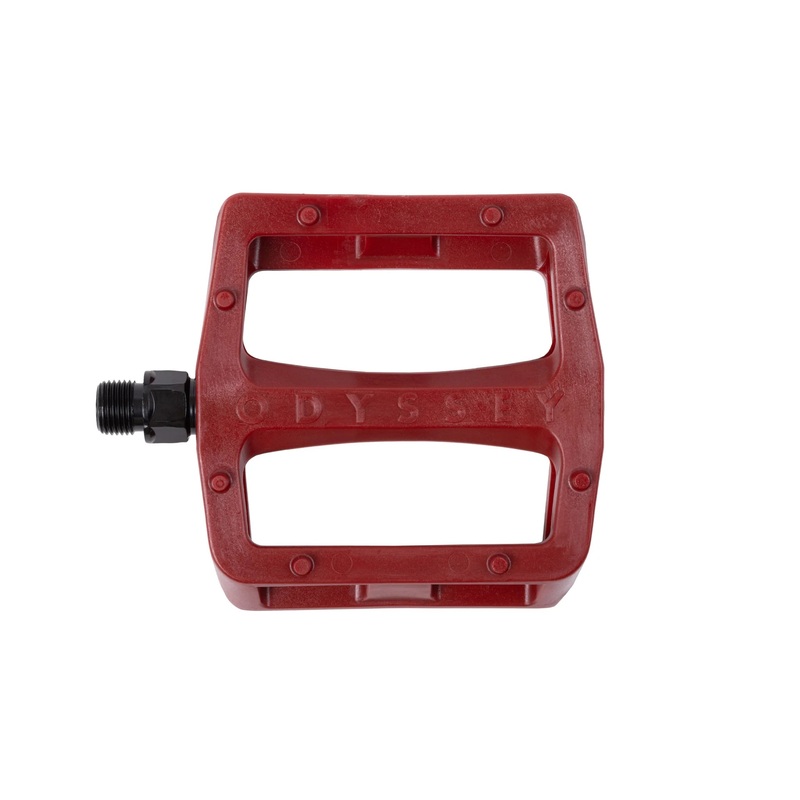 Odyssey BMX Grandstand V2 PC Pedals 9/16 – Maroon
