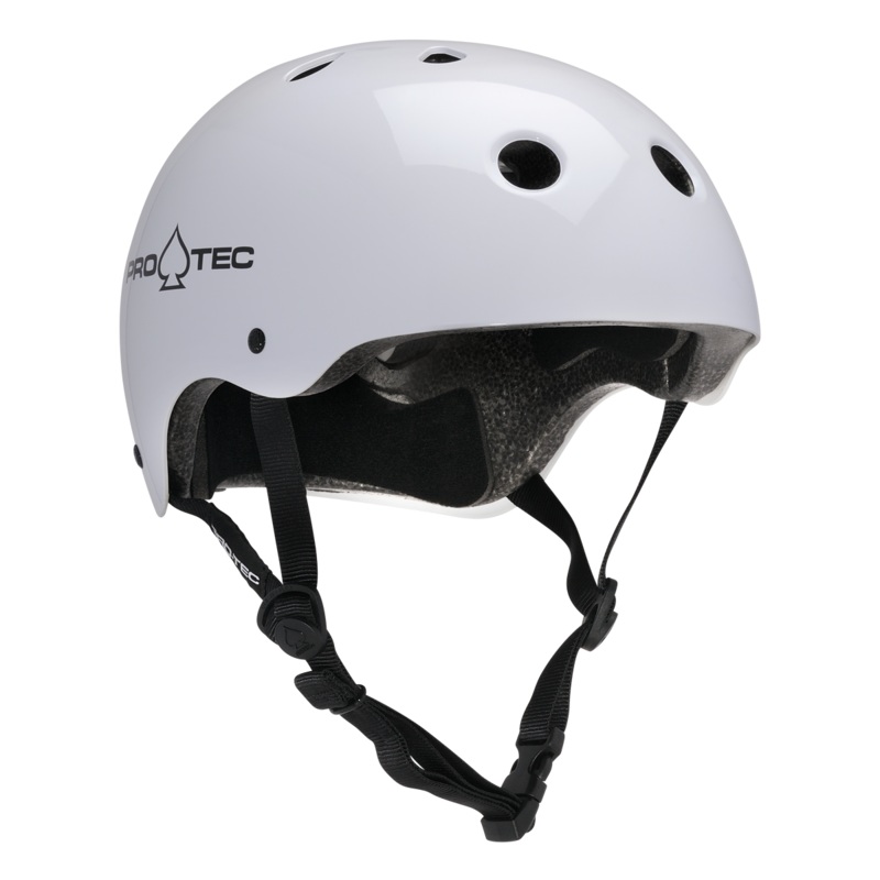 PRO-TEC – CLASSIC CERTIFIED GLOSS WHITE HELMET X-SMALL