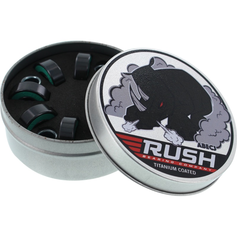 RUSH (TINS) ABEC-3 BEARINGS W/SPACERS ppp
