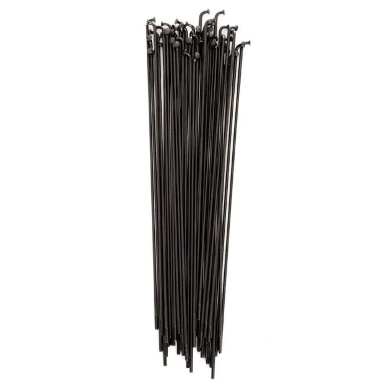 Shadow BMX Featherweight Butted Spokes 186mm – Black (Pack of 40)