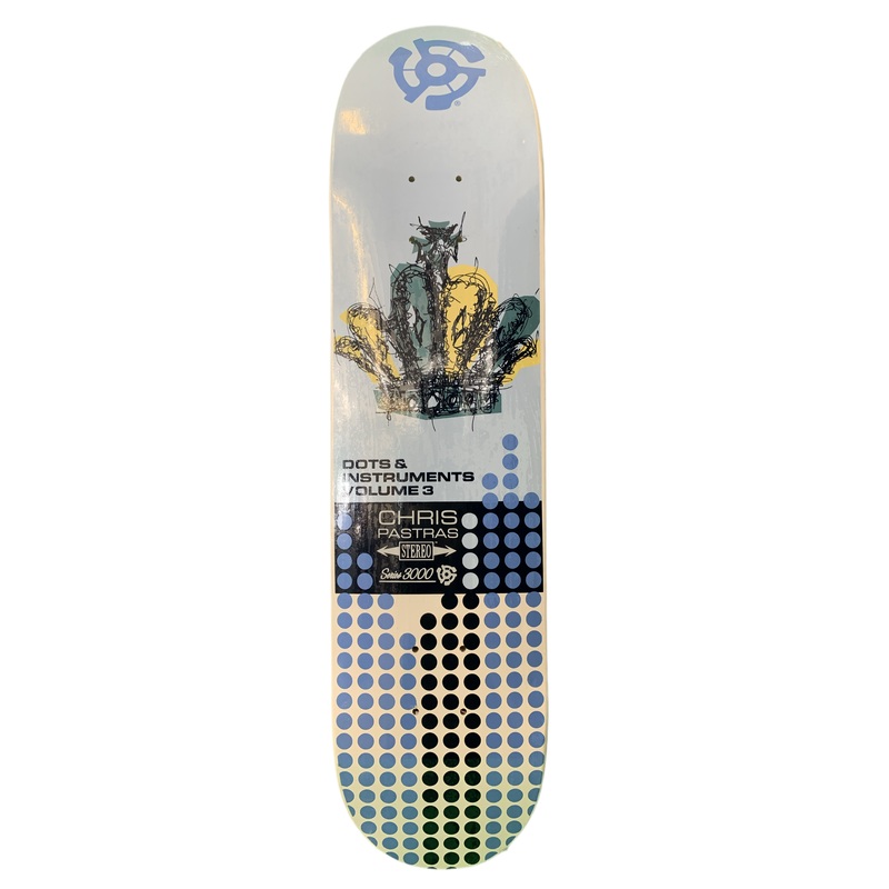 Stereo Chris Pastras Dots & Instruments Vol 3 7.6″ Classic Skateboard Deck