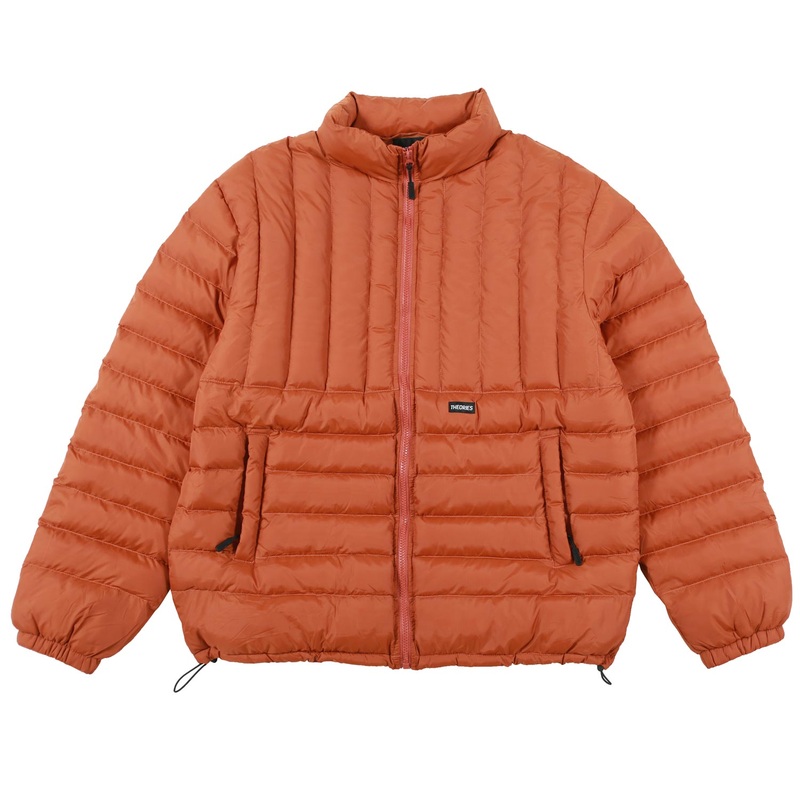 Theories Ludlow Puffer Jacket Ripstop Burnt Orange S