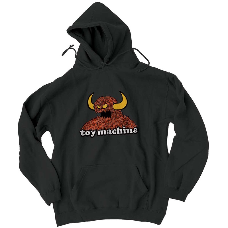 TOY MACHINE SWEATER FURRY MONSTER BLACK SMALL