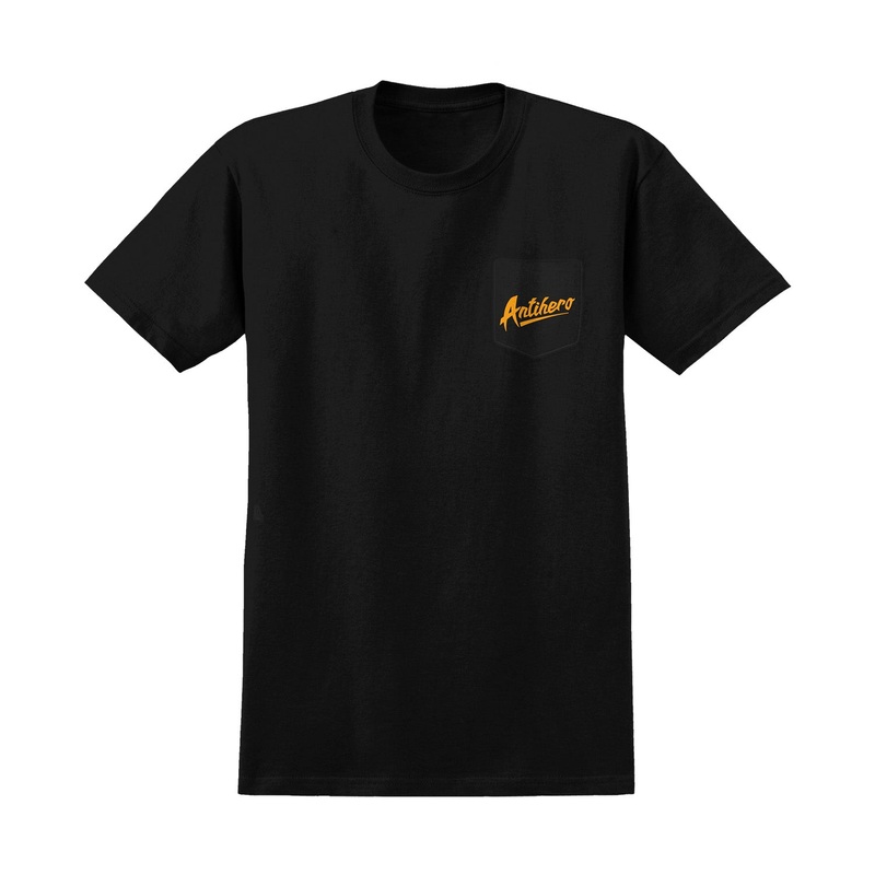 Antihero Refrescos Pocket T-Shirt S Black/Yellow