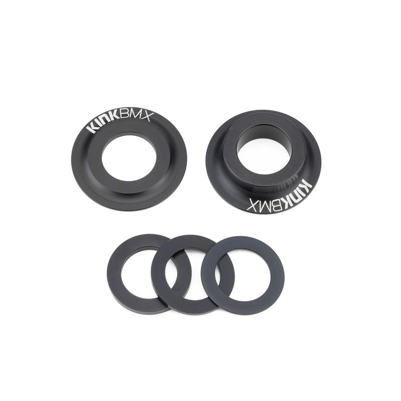 Kink BMX Bottom Bracket Cone Kit 19mm – Matte Black