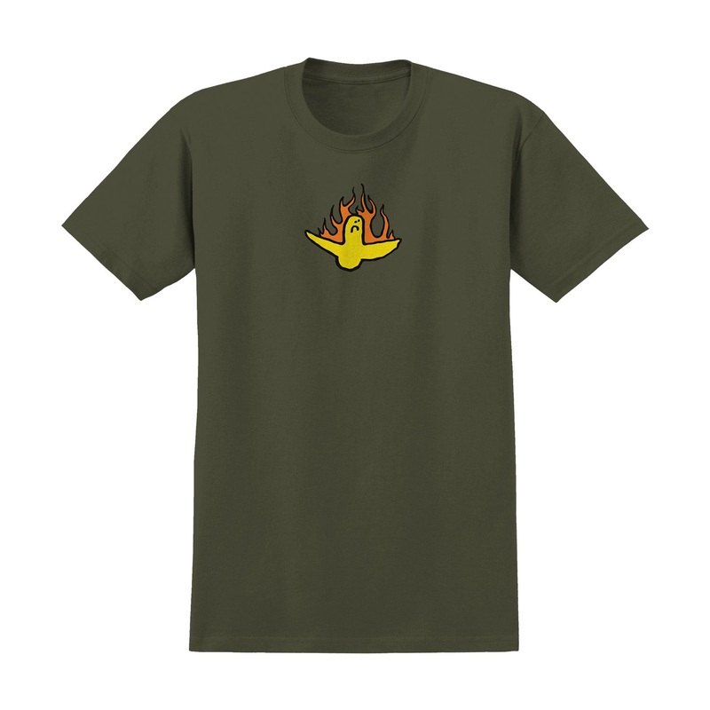 Krooked Firebird T-Shirt S Military Green/Multi