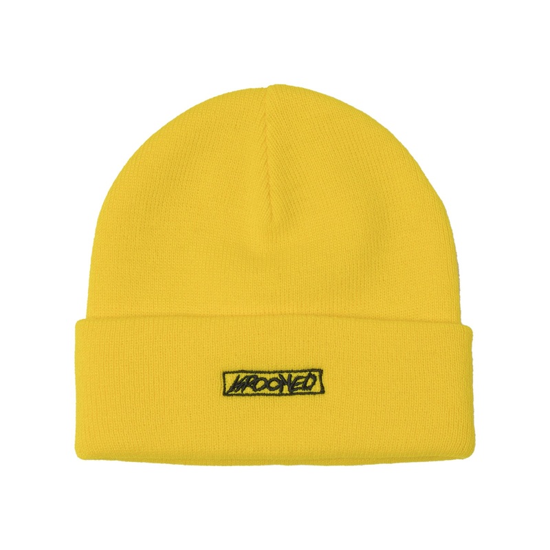 Krooked Moonsmile Script Beanie O/S Yellow