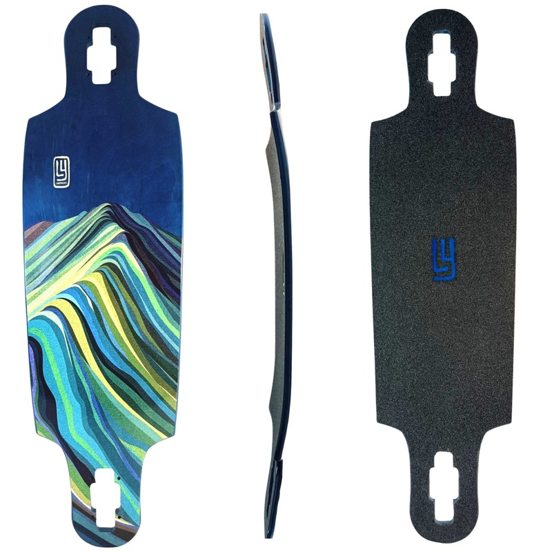 Landyachtz: Drop Cat 33 Dune Longboard Skateboard Deck