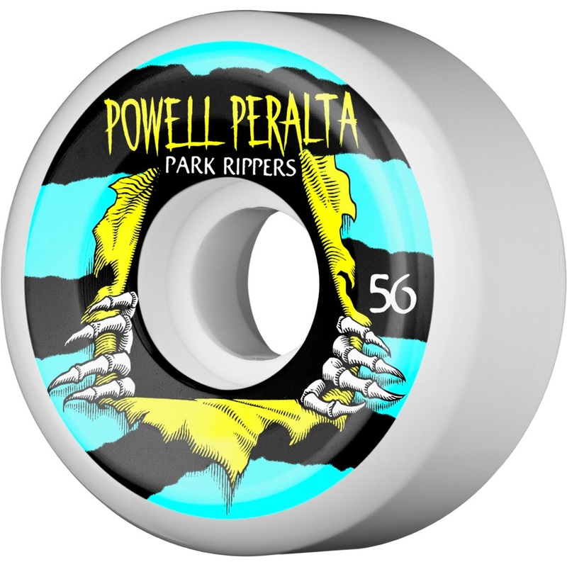 Powell Peralta Wheels Ripper 56mm 104a – White (Set of 4)