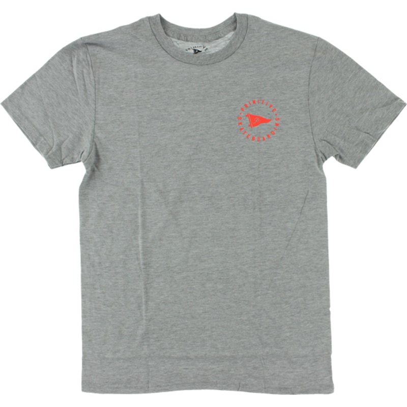 PRIMITIVE CIRCLE PENNANT SS ATHLETIC HEATHER S