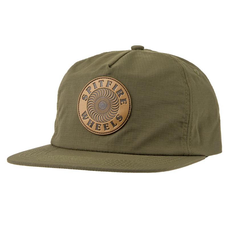 SPITFIRE OG SWIRL PATCH SNAPBACK DARK ARMY/BLACK