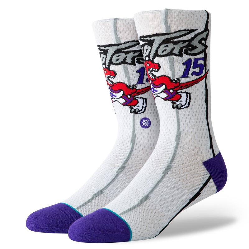 STANCE SOCKS RAPTORS CARTER JERSEY LARGE
