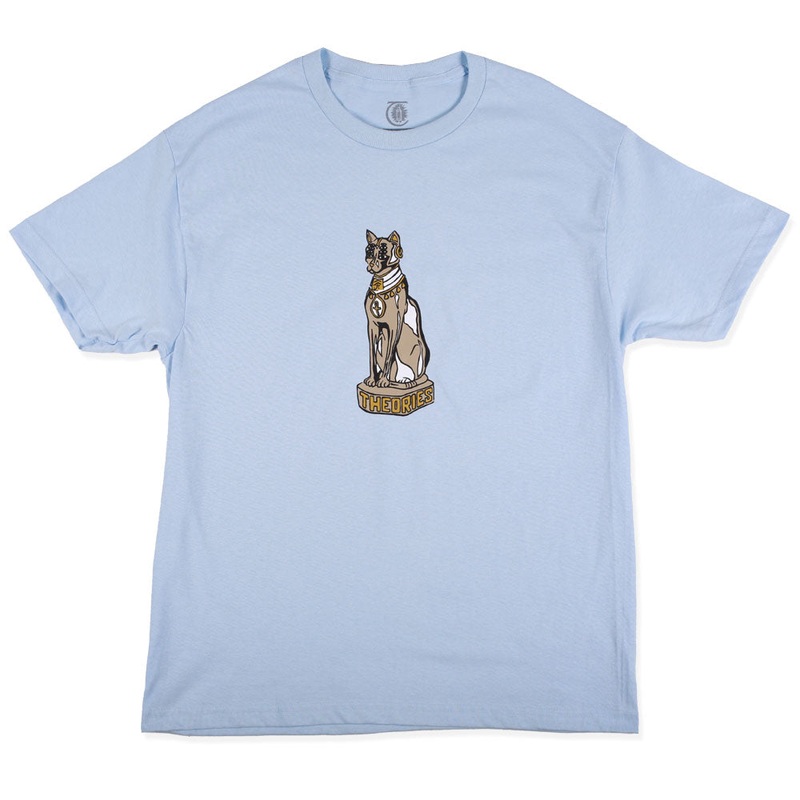 THEORIES CAT GODDESS TEE LIGHT BLUE SMALL