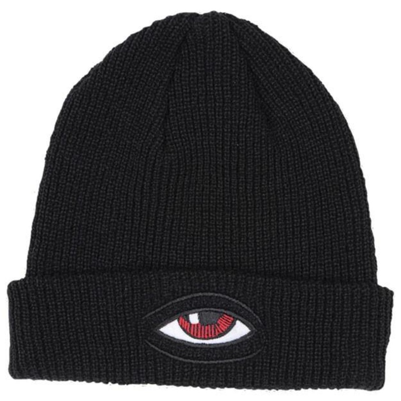 TOY MACHINE BEANIE – SECT EYE DOCK BLACK