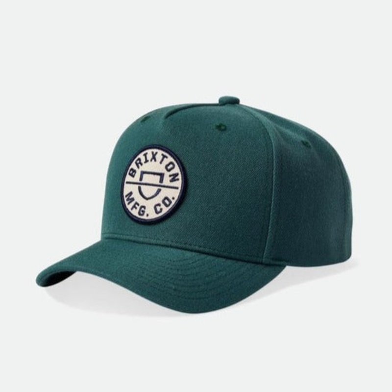 BRIXTON CREST C MP SNAPBACK SPRUCE