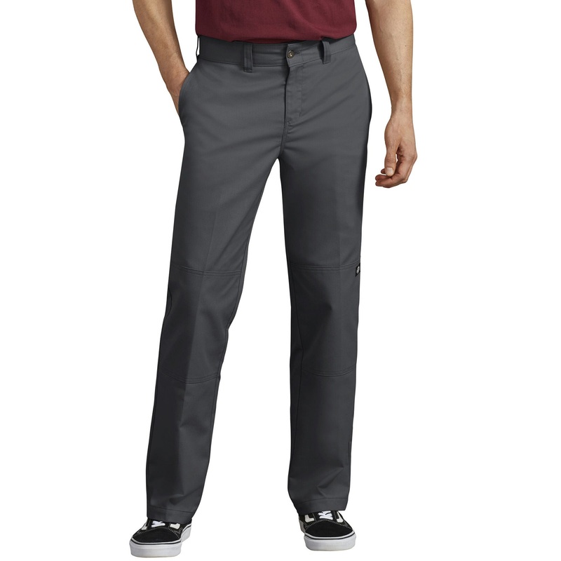 Dickies 67 Regular Fit Double Knee Pants – Charcoal Gray 26 30 Gray