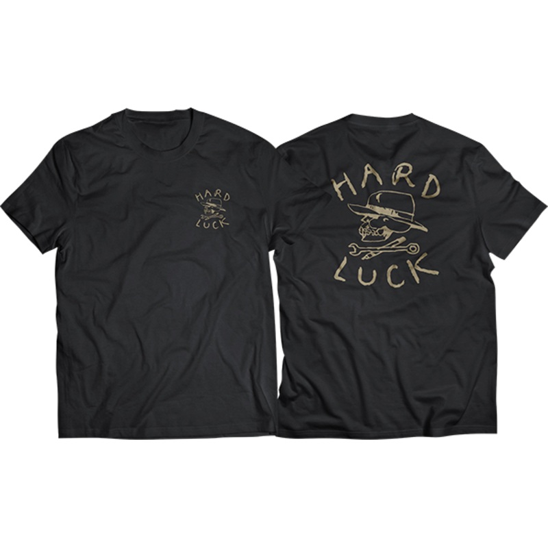 HARD LUCK OG LOGO SS BLK/GOLD S