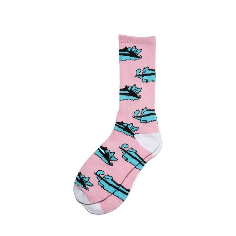 Lakai Leon Repeat Crew Sock – Pink