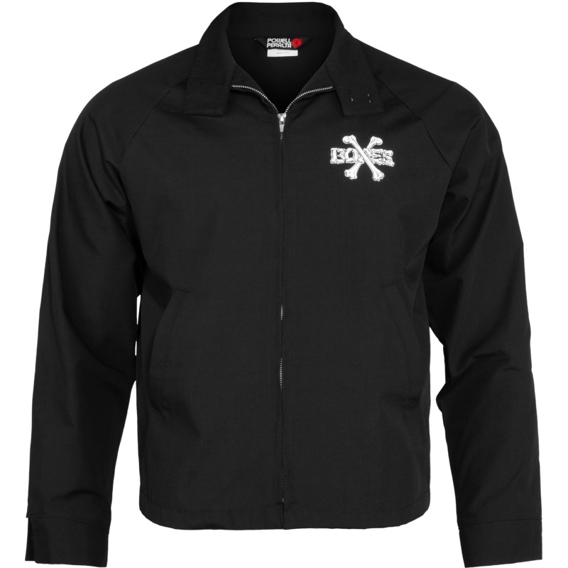 POWELL-PERALTA CROSS BONES GAS JACKET BLACK MEDIUM