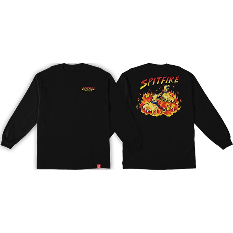 SF HELL HOUNDS II LS BLACK/MULTI S