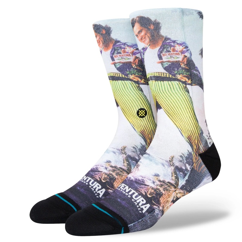 Stance Ace Ventura When Nature Calls Crew Socks – Black L