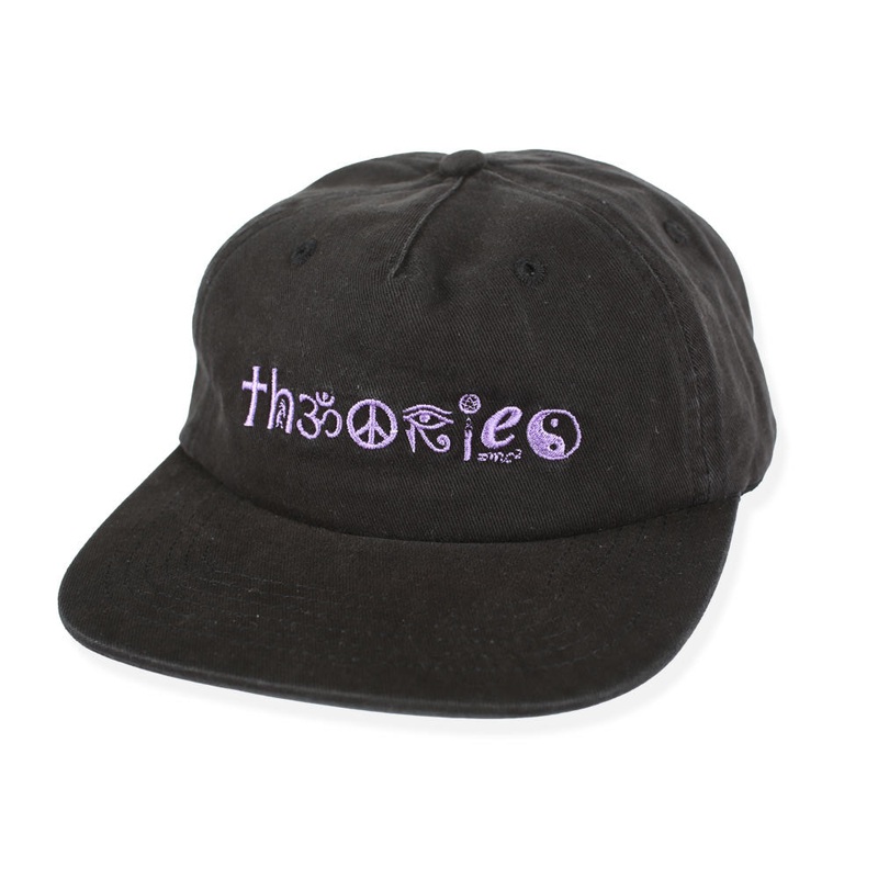 Theories COEXIST Snapback Denim Hat Washed Black