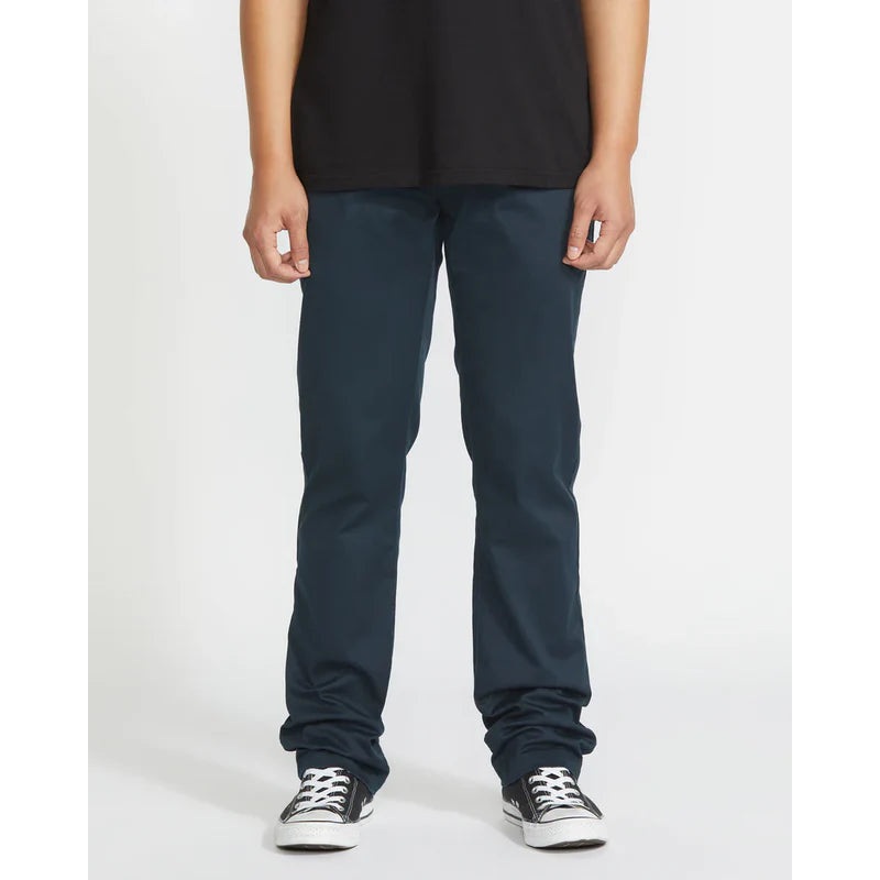 Volcom Frickin Modern Stretch Dark Navy Chino Pants 28 30