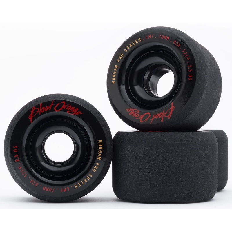 Blood Orange Morgan Pro Series 70mm/82A Black Wheels
