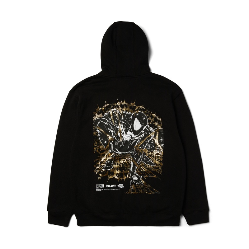 HUF x Marvel Spider-Man Arachknight FZ Hoodie – Black S