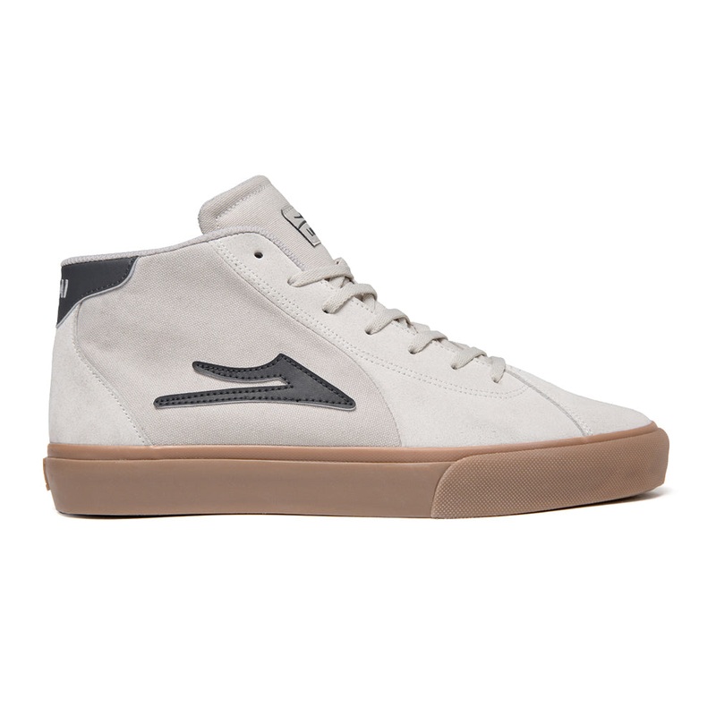 LAKAI FLACO MID WHITE/GUM 6
