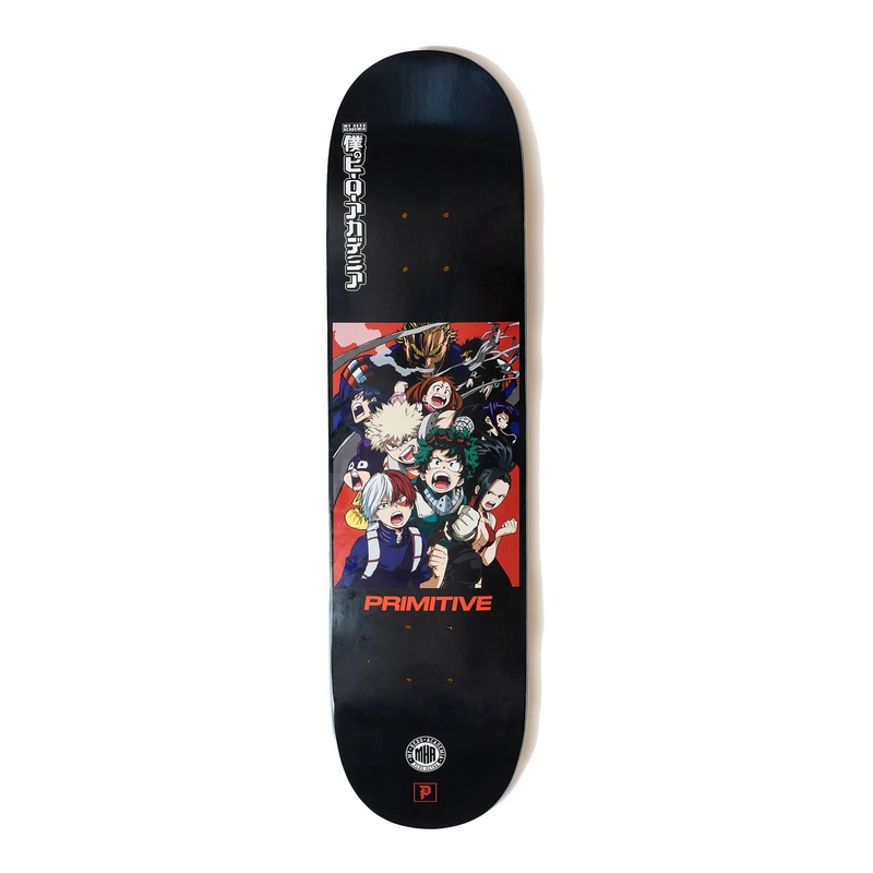Primitive My Hero Academia Skateboard Deck – 8.5 Black