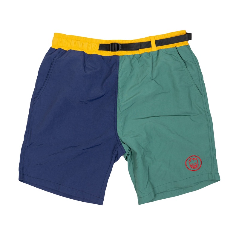 SPITFIRE BIGHEAD CIRCLE CUSTOM SHORTS NAVY/DARK GREEN/GOLD MEDIUM