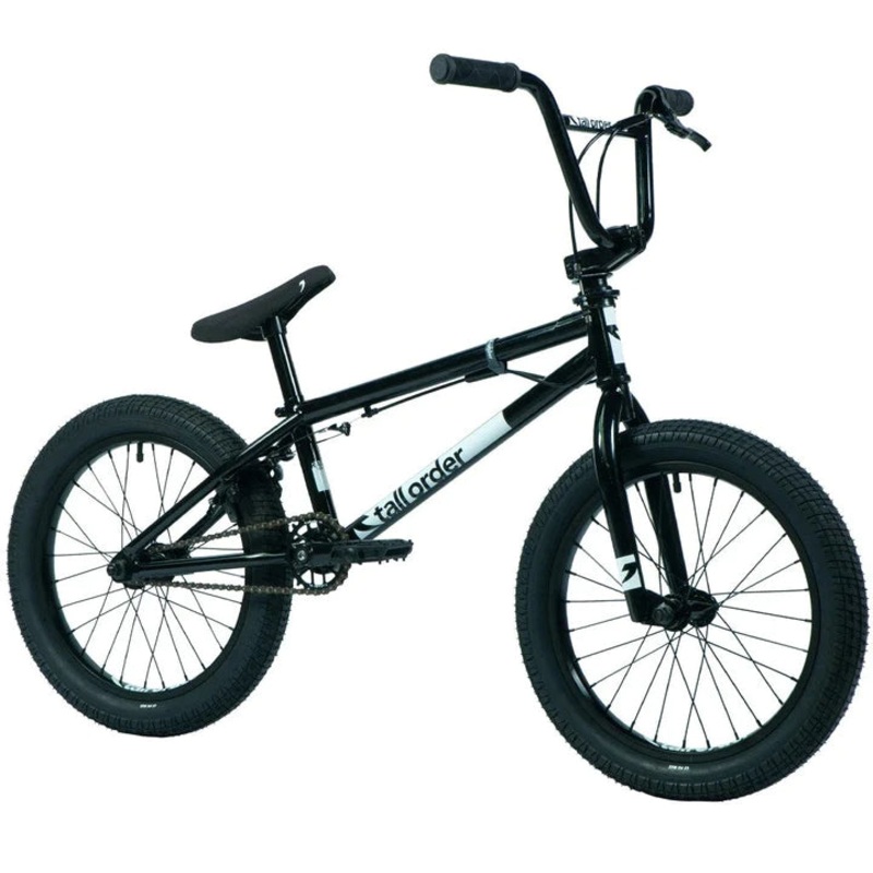 Tall Order Ramp 18 Complete BMX Bike – Gloss Black